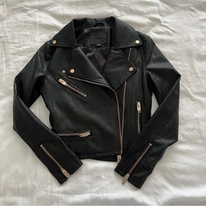 BlankNYC Faux Leather Moto Jacket
